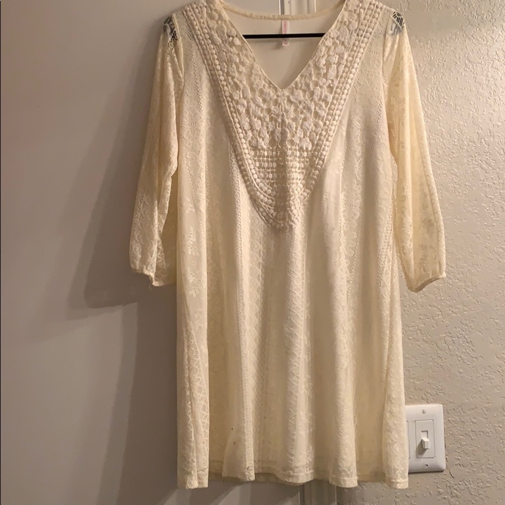 Cream Dress